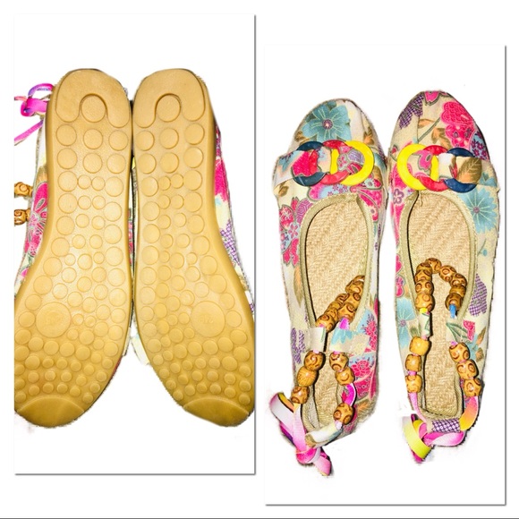 •❌•Retro Girly| NWT |Floral Mlticlr Flats• - Picture 4 of 8